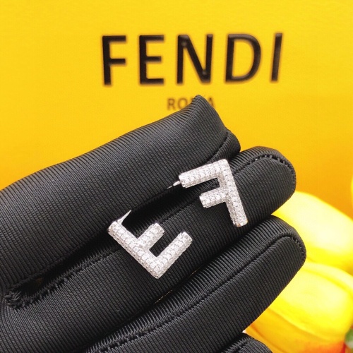 Replica Fendi Earrings For Women #1145350 $27.00 USD for Wholesale