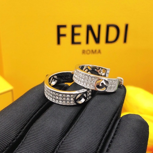 Replica Fendi Earrings For Women #1145351 $27.00 USD for Wholesale