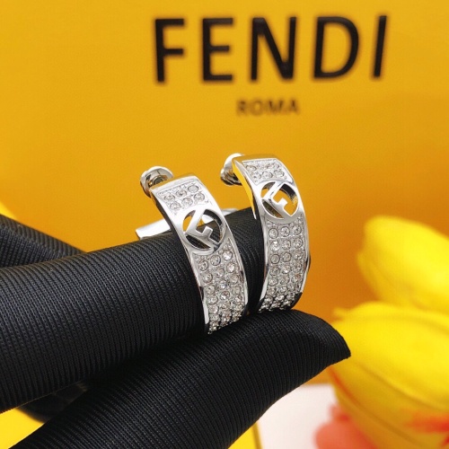 Replica Fendi Earrings For Women #1145351 $27.00 USD for Wholesale