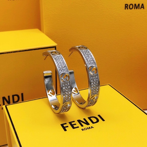 Fendi Earrings For Women #1145352 $34.00 USD, Wholesale Replica Fendi Earrings