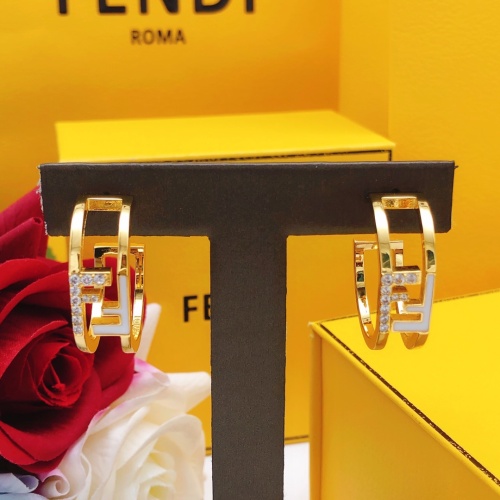 Replica Fendi Earrings For Women #1145379 $29.00 USD for Wholesale