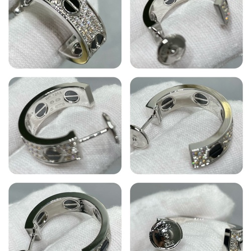 Replica Cartier Earrings For Women #1145443 $88.00 USD for Wholesale