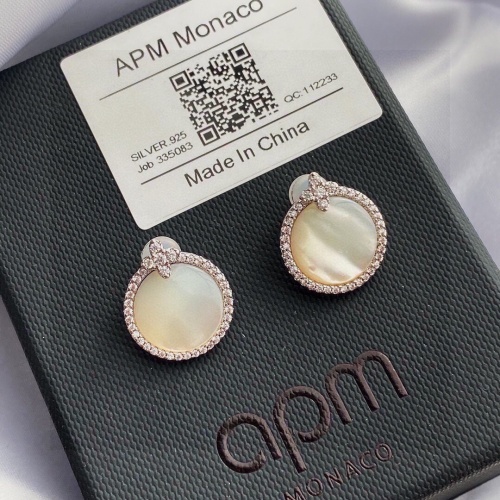 Replica Apm Monaco Earrings For Women #1145467 $32.00 USD for Wholesale