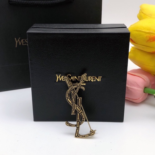 Replica Yves Saint Laurent Brooches For Women #1145605 $27.00 USD for Wholesale