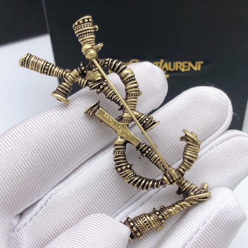 Replica Yves Saint Laurent Brooches For Women #1145640 $32.00 USD for Wholesale
