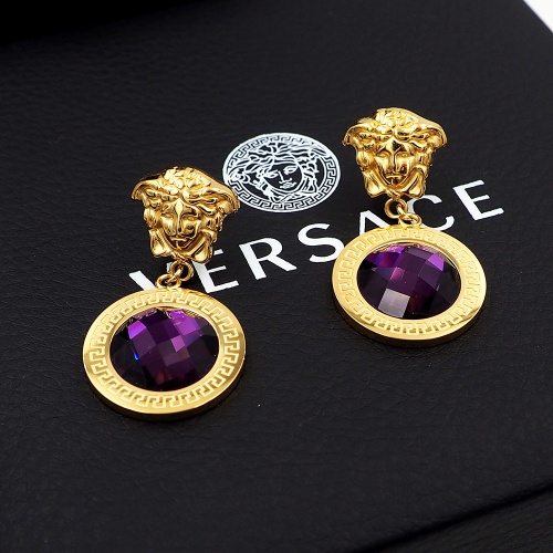 Replica Versace Earrings For Women #1145656 $25.00 USD for Wholesale