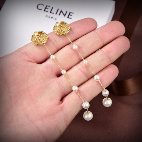 Replica Celine Earrings For Women #1145666 $29.00 USD for Wholesale