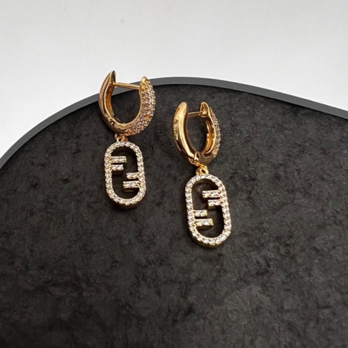 Fendi Earrings For Women #1145797 $38.00 USD, Wholesale Replica Fendi Earrings