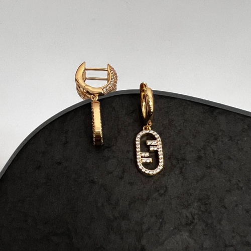 Replica Fendi Earrings For Women #1145797 $38.00 USD for Wholesale