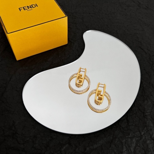 Replica Fendi Earrings For Women #1145798 $40.00 USD for Wholesale