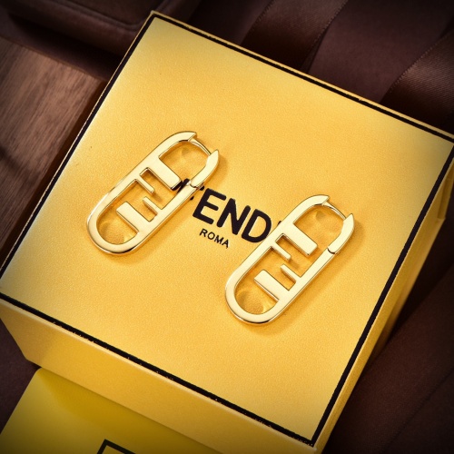 Replica Fendi Earrings For Women #1145958 $29.00 USD for Wholesale