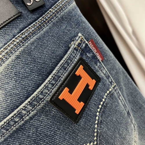 Replica Hermes Jeans For Men #1146135 $82.00 USD for Wholesale