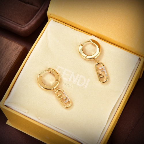 Fendi Earrings For Women #1146157 $27.00 USD, Wholesale Replica Fendi Earrings
