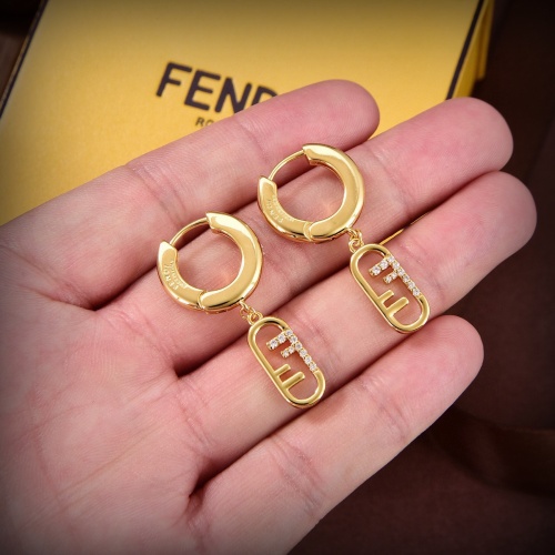 Replica Fendi Earrings For Women #1146157 $27.00 USD for Wholesale
