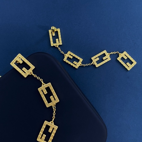 Replica Fendi Earrings For Women #1146445 $32.00 USD for Wholesale