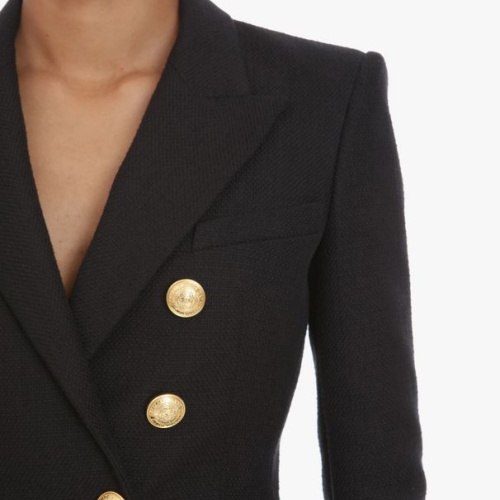Replica Balmain Jackets Long Sleeved For Women #1146901 $68.00 USD for Wholesale