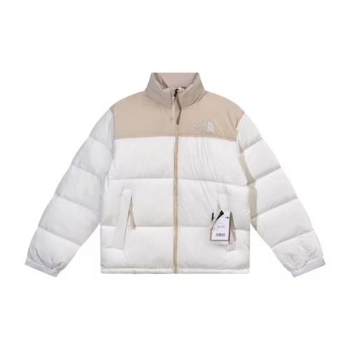The North Face Down Feather Coat Long Sleeved For Unisex #1147597 $140.00 USD, Wholesale Replica The North Face Down Feather Coat