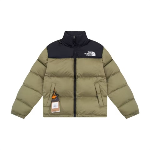 The North Face Down Feather Coat Long Sleeved For Unisex #1147615 $140.00 USD, Wholesale Replica The North Face Down Feather Coat