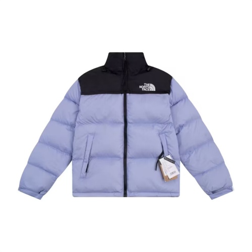 The North Face Down Feather Coat Long Sleeved For Unisex #1147622 $140.00 USD, Wholesale Replica The North Face Down Feather Coat