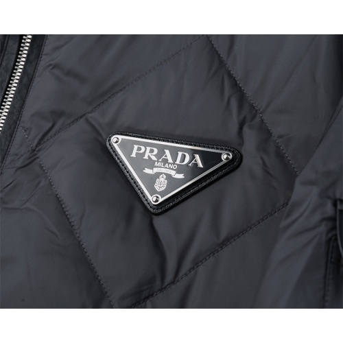Replica Prada Down Feather Coat Long Sleeved For Men #1147660 $132.00 USD for Wholesale