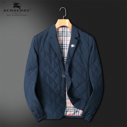 Burberry Down Feather Coat Long Sleeved For Men #1147713 $105.00 USD, Wholesale Replica Burberry Down Feather Coat