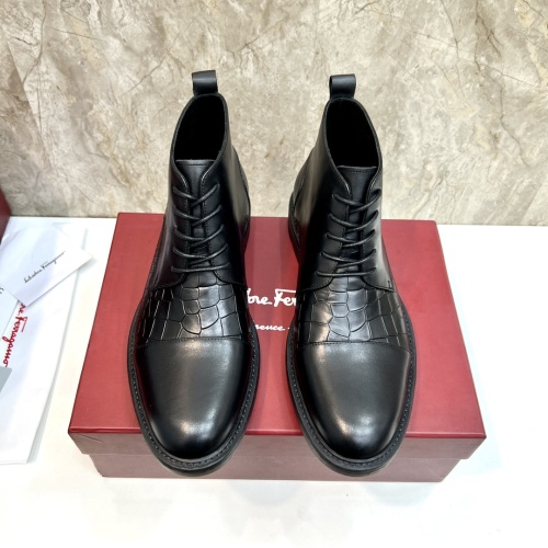 Replica Salvatore Ferragamo Boots For Men #1148071 $125.00 USD for Wholesale