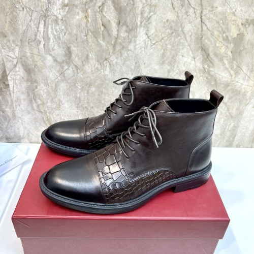 Salvatore Ferragamo Boots For Men #1148072 $125.00 USD, Wholesale Replica Salvatore Ferragamo Boots