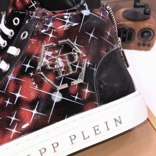Replica Philipp Plein PP High Tops Shoes For Men #1148183 $88.00 USD for Wholesale