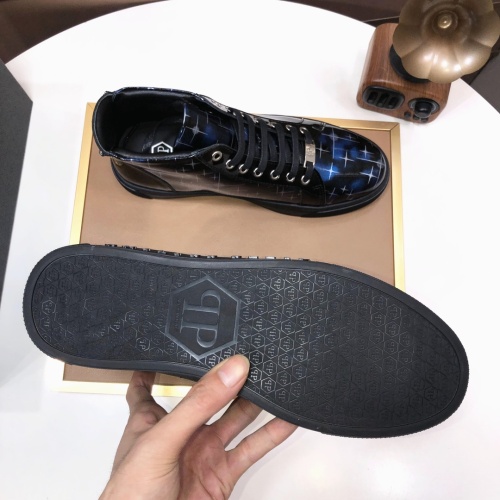 Replica Philipp Plein PP High Tops Shoes For Men #1148186 $88.00 USD for Wholesale