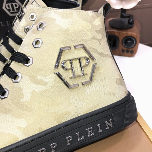Replica Philipp Plein PP High Tops Shoes For Men #1148191 $88.00 USD for Wholesale