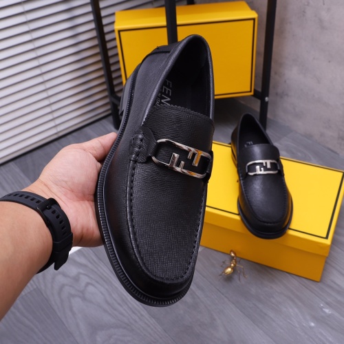 Replica Fendi Leather Shoes For Men #1148210 $88.00 USD for Wholesale