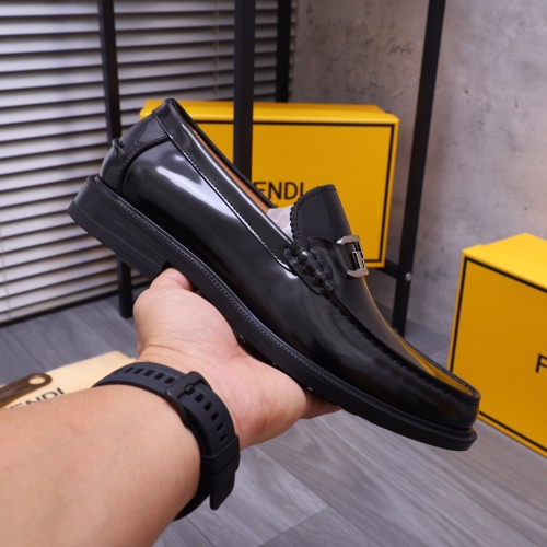 Replica Fendi Leather Shoes For Men #1148211 $88.00 USD for Wholesale