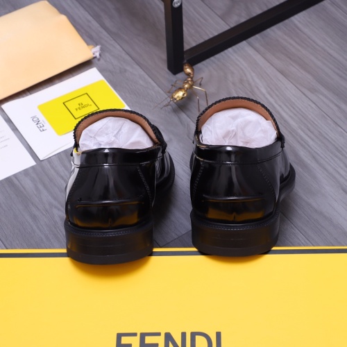 Replica Fendi Leather Shoes For Men #1148211 $88.00 USD for Wholesale