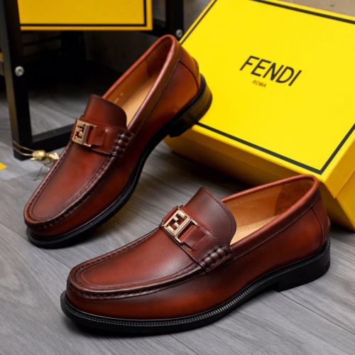 Fendi Leather Shoes For Men #1148213 $88.00 USD, Wholesale Replica Fendi Leather Shoes