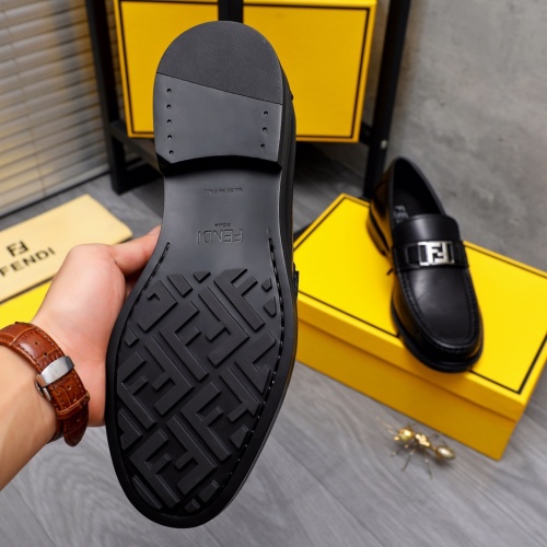 Replica Fendi Leather Shoes For Men #1148215 $88.00 USD for Wholesale