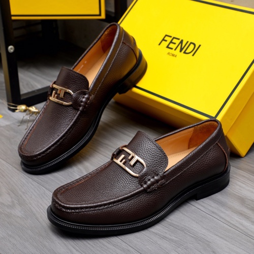 Fendi Leather Shoes For Men #1148216 $88.00 USD, Wholesale Replica Fendi Leather Shoes