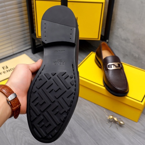 Replica Fendi Leather Shoes For Men #1148216 $88.00 USD for Wholesale