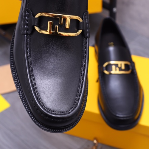 Replica Fendi Leather Shoes For Men #1148219 $80.00 USD for Wholesale