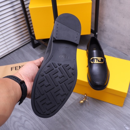 Replica Fendi Leather Shoes For Men #1148219 $80.00 USD for Wholesale