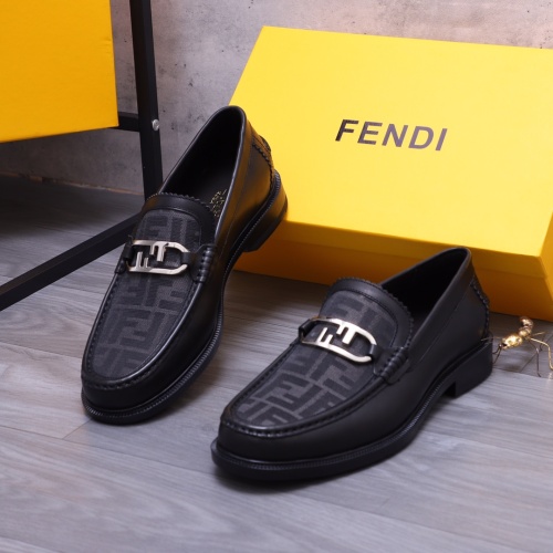 Fendi Leather Shoes For Men #1148220 $80.00 USD, Wholesale Replica Fendi Leather Shoes