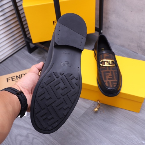 Replica Fendi Leather Shoes For Men #1148221 $80.00 USD for Wholesale