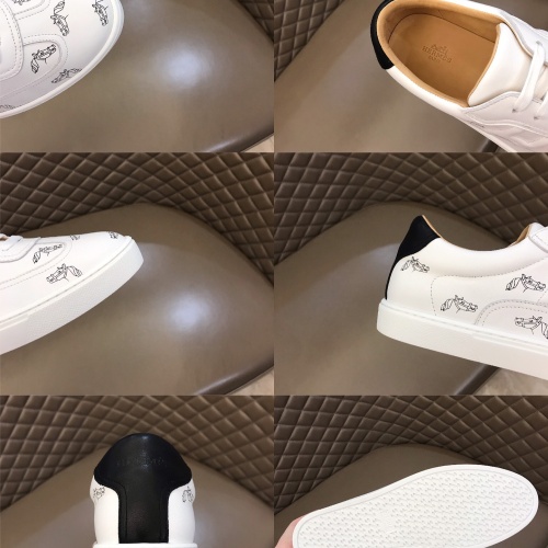 Replica Hermes Casual Shoes For Men #1148444 $72.00 USD for Wholesale