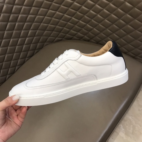 Replica Hermes Casual Shoes For Men #1148446 $76.00 USD for Wholesale
