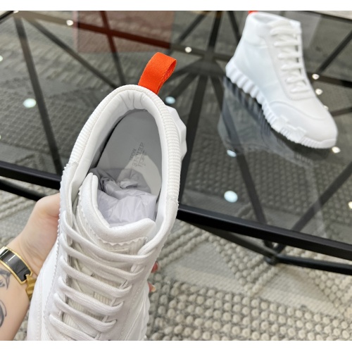 Replica Hermes High Tops Shoes For Men #1148457 $82.00 USD for Wholesale