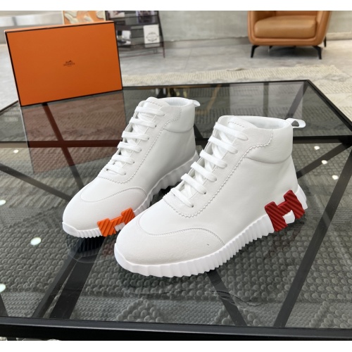 Hermes High Tops Shoes For Men #1148461 $82.00 USD, Wholesale Replica Hermes High Tops Shoes