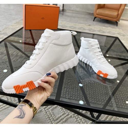 Replica Hermes High Tops Shoes For Men #1148461 $82.00 USD for Wholesale
