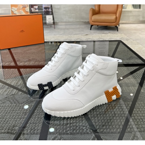 Hermes High Tops Shoes For Men #1148462 $82.00 USD, Wholesale Replica Hermes High Tops Shoes