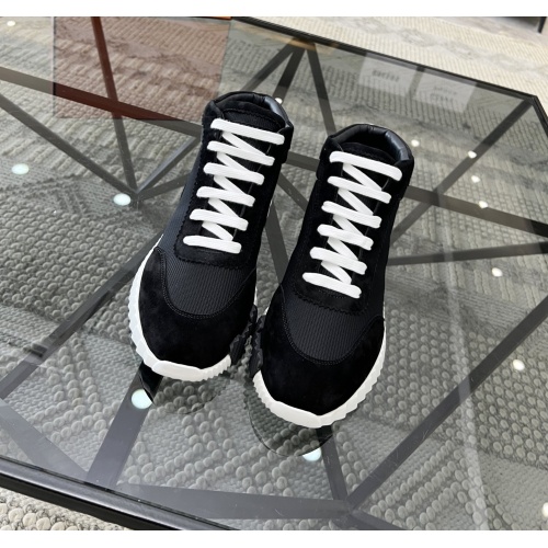 Replica Hermes High Tops Shoes For Men #1148464 $82.00 USD for Wholesale