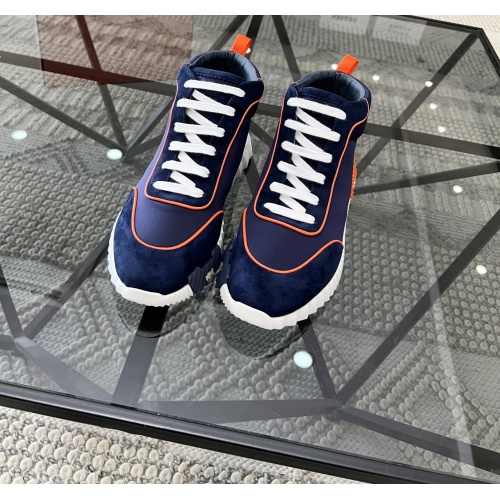 Replica Hermes High Tops Shoes For Men #1148469 $82.00 USD for Wholesale