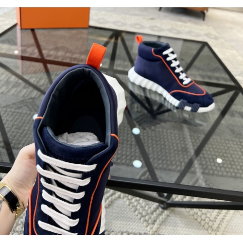 Replica Hermes High Tops Shoes For Men #1148469 $82.00 USD for Wholesale